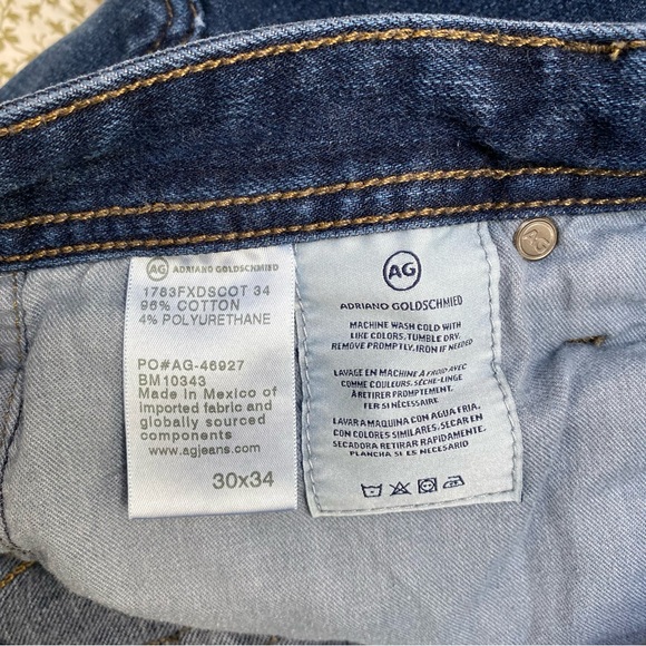 Adriano Goldschmied The Tellis Modern Slim Dark Wash Denim Jeans - Picture 11 of 13